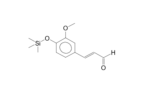 (E)-3-(3-methoxy-4-trimethylsilyloxy-phenyl)prop-2-enal