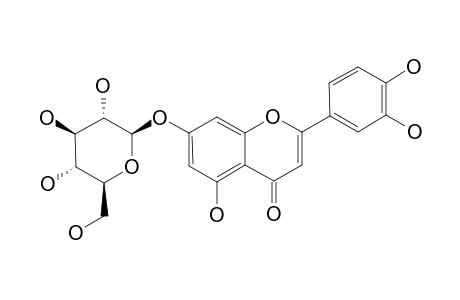 CINAROSIDE;LUTEOLIN-7-O-BETA-D-GLUCOPYRANOSIDE