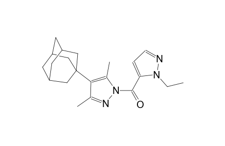 4-(1-adamantyl)-1-[(1-ethyl-1H-pyrazol-5-yl)carbonyl]-3,5-dimethyl-1H-pyrazole