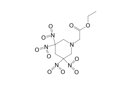 3,3,5,5-tetranitro-1-piperidineacetic acid, ethyl ester