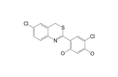 6-Chloro-2-(5-chloro-2,4-dihydroxyphenyl)-4H-3,1-benzothiazine