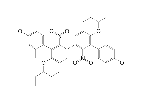 1,1':3',1'':3'',1'''-Quaterphenyl, 4'',6'-bis(1-ethylpropoxy)-4,4'''-dimethoxy-2,2'''-dimethyl-2',2''-dinitro-