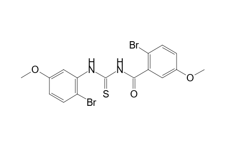 1-(6-bromo-m-anisoyl)-3-(2-bromo-5-methoxyphenyl)-2-thiourea