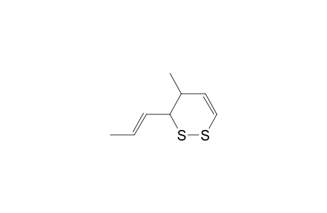 1,2-Dithiin, 3,4-dihydro-4-methyl-3-(1-propenyl)-