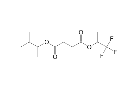 Succinic acid, 1,1,1-trifluoroprop-2-yl 3-methylbut-2-yl ester