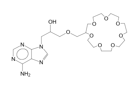 1-(ADENIN-9-YL)-2-HYDROXY-4-OXAPENT-5-YL-21-CROWN-7