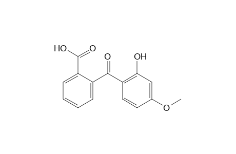 o-(2-hydroxy-p-anisoyl)benzoic acid