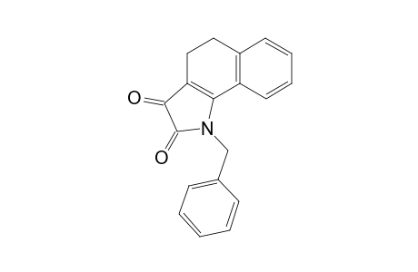 4,5-Dihydro-1-benzyl-1H-benz[g]indole-2,3-dione
