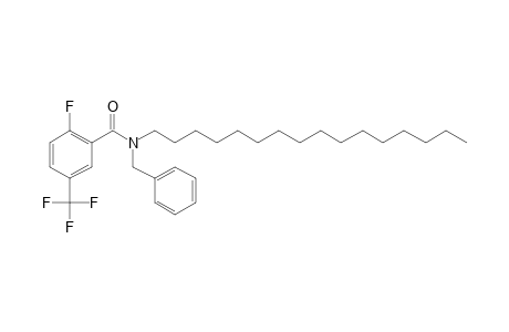 Benzamide, 2-fluoro-5-trifluoromethyl-N-benzyl-N-hexadecyl-