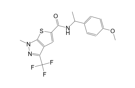 1H-thieno[2,3-c]pyrazole-5-carboxamide, N-[1-(4-methoxyphenyl)ethyl]-1-methyl-3-(trifluoromethyl)-