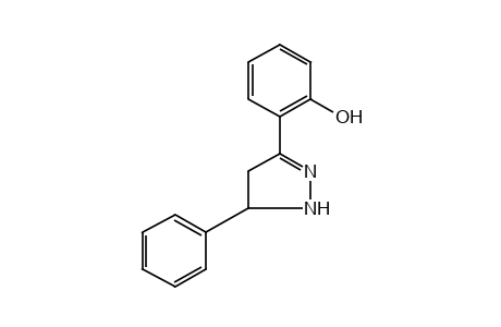 o-(5-phenyl-2-pyrazolin-3-yl)phenol