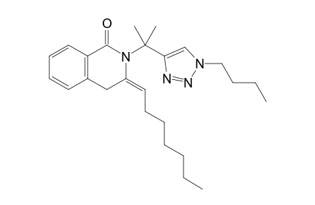 (E)-2-[2-(1-n-Butyl-1H-1,2,3-triazol-4-yl)propan-2-yl]-3-heptylidene-3,4-dihydroisoquinolin-1(2H)-one