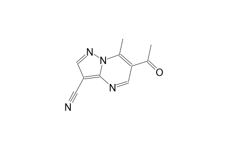 6-acetyl-7-methylpyrazolo[1,5-a]pyrimidine-3-carbonitrile