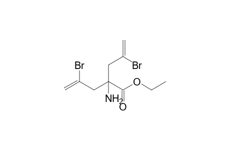 2-Amino-4-bromo-2-(2-bromoallyl)pent-4-enoic acid ethyl ester