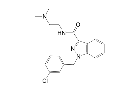 N-{2'-(Dimethylamino)ethyl]-1-[(3"-chlorophenyl)methyl]-1H-indazole-3-carboxamide