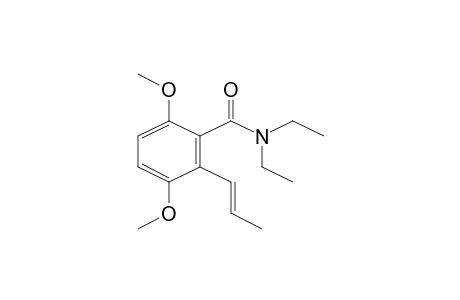 N,N-Diethyl-3,6-dimethoxy-2-propenyl-benzamide