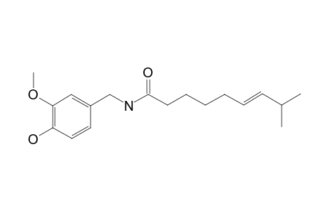 trans-8-methyl-N-vanillyl-6-nonenamide