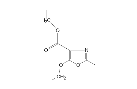 5-ethoxy-2-methyl-4-oxazolecarboxylic acid, ethyl ester