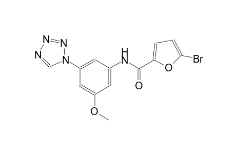 5-bromo-N-[3-methoxy-5-(1H-tetraazol-1-yl)phenyl]-2-furamide