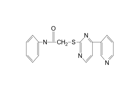 2-{[4-(3-pyridyl)-2-pyrimidinyl]thio}acetanilide