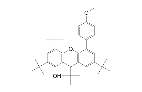 9H-Xanthen-4-ol, 1,3,5,7-tetrakis(1,1-dimethylethyl)-9-(4-methoxyphenyl)-