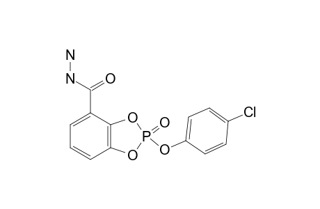 2-(4-Chlorophenoxy)-1,3,2-benzo-dioxa-phosphole-4-carbohydrazide-2-oxide