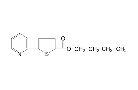 5-(2-pyridyl)-2-thiophenecarboxylic acid, butyl ester