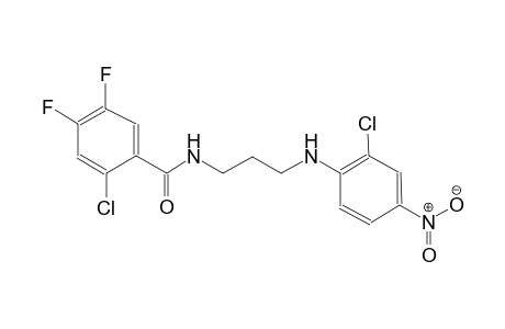 2-Chloro-N-[3-(2-chloro-4-nitro-phenylamino)-propyl]-4,5-difluoro-benzamide