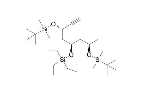 (3S,5R,7R)-3,7-bis(Tert-butyldimethylsilyloxy)-5-(triethylsilyloxy)oct-1-yne