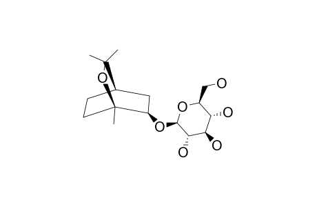 BUCHARIOSIDE;2-EXO-BETA-D-GLUCOPYRANOSYL-1,8-CINEOL