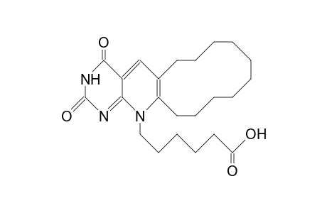 6-(2,4-Dioxo-2,3,4,6,7,8,9,10,11,12,13-16-tetradecahydro-cyclododeca[5,6]pyrido[2,3-D]pyrimidin-16-yl)-hexanoic acid