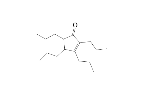 2,3,4,5-Tetrapropylcyclopent-2-en-1-one