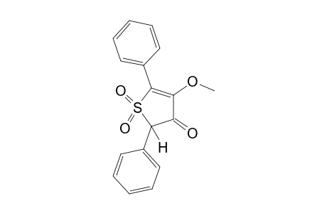 2,5-diphenyl-4-methoxy-3(2H)-thiophenone, 1,1-dioxide