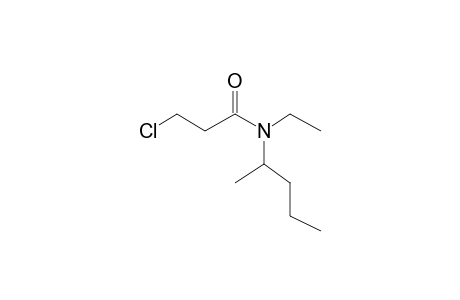 Propionamide, 3-chloro-N-(2-pentyl)-N-ethyl-