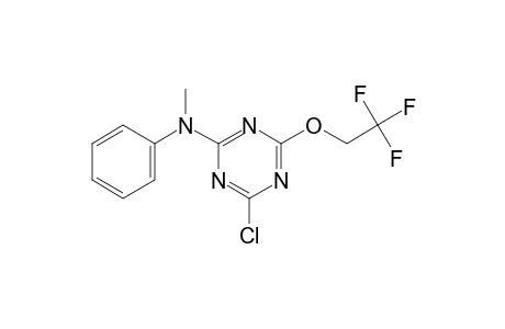 4-chloro-N-methyl-N-phenyl-6-(2,2,2-trifluoroethoxy)-1,3,5-triazin-2-amine