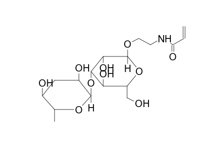 2-ACRYLAMIDOETHYL 3-O-(3,6-DIDEOXY-ALPHA-D-RIBOHEXOPYRANOSYL)-ALPHA-D-MANNOPYRANOSIDE
