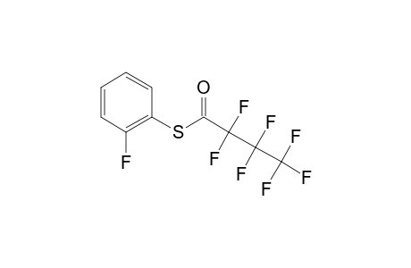 2-Fluorobenzenethiol, S-heptafluorobutyryl-