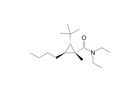 (1R*,2R*,3S*)-3-Butyl-2-tert-butyl-N,N-diethyl-1-methylcyclopropanecarboxamide