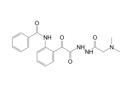 2'-{[2-(N,N-dimethylglycyl)hydrazino]glyoxyloyl}benzanilide