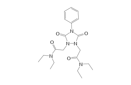 1,2,4-triazolidine-1,2-diacetamide, N~1~,N~1~,N~2~,N~2~-tetraethyl-3,5-dioxo-4-phenyl-