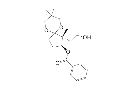 (1RS,2SR)-1,8,8-trimethyl-1-(2'-hydroxyethyl)-6,10-dioxaspiro[4.5]dec-2-yl benzoate