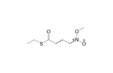 4-(O-methyl-aci-nitro)thiocrotonic acid-S-ethylester