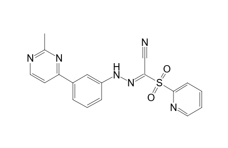 [(2-pyridyl)sulfonyl]glyoxylonitrile, [m-(2-methyl-4-pyrimidinyl)phenyl]hydrazone