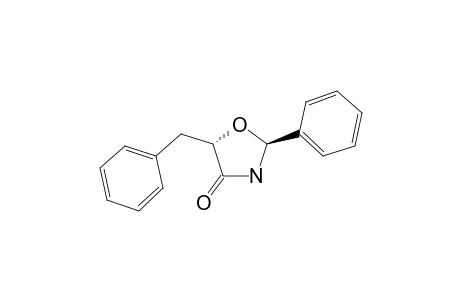 (2S,5S)-5-benzyl-2-phenyl-1,3-oxazolidin-4-one