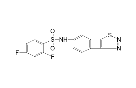 2,4-difluoro-4'-(1,2,3-thiadiazol-4-yl)benzenesulfonanilide