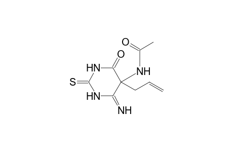 5-Allyl-5-acetamido-6-imino-1,2,5,6-tetrahydro-2(1H)-thioxopyrimidin-4(3H)-one