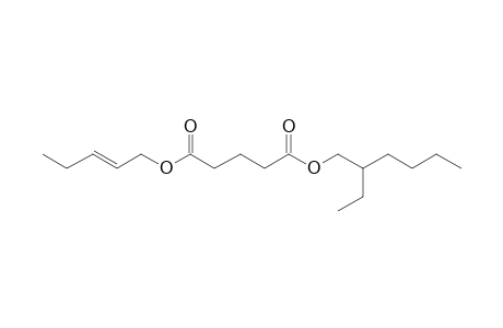 Glutaric acid, pent-2-en-1-yl 2-ethylhexyl ester