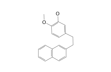 2-[3""-Nydroxy-4""-methoxyphenyl]ethyl}naphthalene