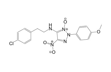 N-[2-(4-chlorophenyl)ethyl]-2-(4-methoxyphenyl)-5-nitro-2H-1,2,3-triazol-4-amine 3-oxide