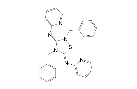 3,5-[BIS-(2-PYRIDYL)-IMINO]-2,4-DIBENZYL-1,2,4-THIODIAZOLIDINE